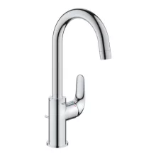   Grohe Euroeco hidegindítású mosdócsaptelep L-es méret, automata leeresztővel, króm 24272001