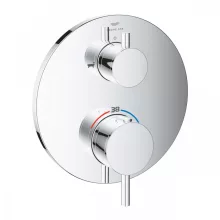   Grohe Atrio termosztátos keverő csaptelep 2 fogyasztóhoz króm 24359000