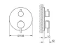Grohe Atrio termosztátos keverő csaptelep 2 fogyasztóhoz króm 24359000