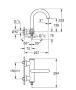 Grohe Atrio egykaros kádcsaptelep króm 24367000