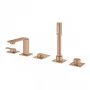 Grohe Allure 5-lyukas kádkombináció, szálcsiszolt rose arany 25221DL1