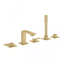   Grohe Allure 5-lyukas kádkombináció, szálcsiszolt világos arany 25221GN1