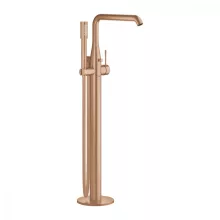   Grohe Essence egykaros kádtöltő csaptelep, padlóra szerelhető, szálcsiszolt rose arany 25248DL1