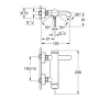 Grohe Essence egykaros kádcsaptelep, szálcsiszolt rose arany 25250DL1