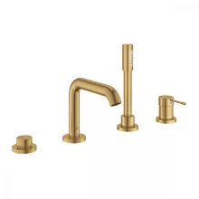   Grohe Essence 4-lyukas egykaros zuhanycsaptelep, szálcsiszolt világos arany 25251GN1