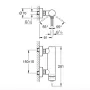 Grohe Essence egykaros zuhany csaptelep, szálcsiszolt rose arany 25252DL1
