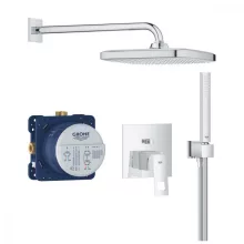   Grohe Eurocube falsík alatti zuhanyrendszer Tempesta 250 Cube fejzuhannyal, króm 25289000