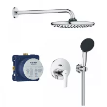   Grohe QuickFix Start rejtett zuhanyrendszer Vitalio Start 250 fejzuhannyal, króm 25292000