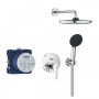 Grohe QuickFix Start rejtett zuhanyrendszer Vitalio Start 250 fejzuhannyal, króm 25292000