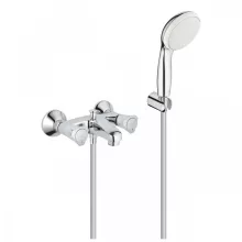   Grohe Costa kétgombos zuhanycsaptelep zuhanyszettel, króm 2546010A