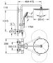 Grohe Euphoria 310 falon kívüli zuhanyrendszer, arany 26075GL0