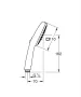Grohe Quickfix Vitalio Comfort 110 kézi zuhany három funkciós, matt fekete 260922431