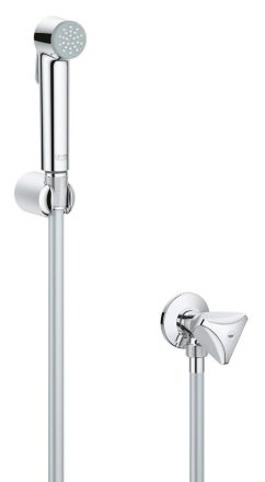Grohe Tempesta-F Trigger bidette kézizuhany tartóval és sarokszeleppel, króm 26357000