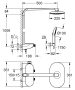 Grohe Rainshower System SmartControl Mono 360 Termosztátos zuhanyrendszer falra szerelésre 26361000