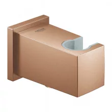   Grohe Euphoria Cube fali zuhanycsatlakozó zuhanytartóval, szálcsiszolt rose arany 26370DL0