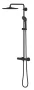 Grohe QuickFix Vitalio Joy System 310 zuhanyrendszer termosztátos csapteleppel matt fekete 264002431