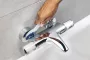 Grohe QuickFix Vitalio Joy System 310 zuhanyrendszer termosztátos csapteleppel matt fekete 264002431