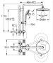 Grohe QuickFix Vitalio Joy System 260 zuhanyrendszer termosztátos csapteleppel matt fekete
