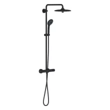   Grohe QuickFix Vitalio Joy System 260 zuhanyrendszer termosztátos csapteleppel, fekete 26403KF2