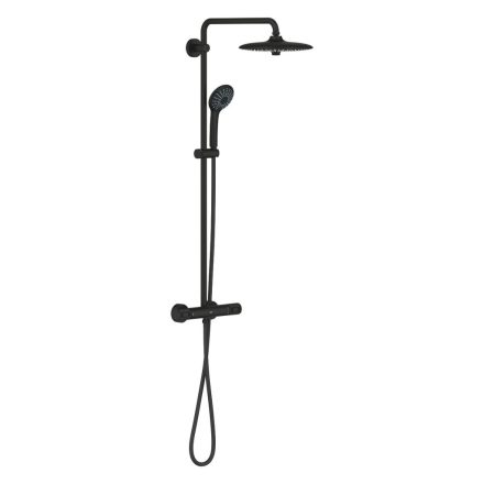 Grohe QuickFix Vitalio Joy System 260 zuhanyrendszer termosztátos csapteleppel, fekete 26403KF2