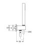 Grohe Euphoria Cube Stick kádszett 1 funkciós kézizuhannyal, króm 26405000