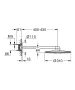 Grohe Rainshower SmartActive 310 fejzuhany 2 funkciós, rozsdamentes acél hatású 26475DC0