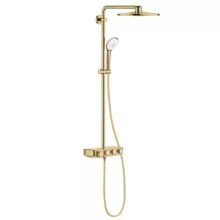   Grohe Euphoria SmartControl System 310 Duo termosztátos zuhanyrendszer, arany 26507GL0