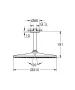 Grohe Rainshower Mono 310 fejzuhany zuhanykarral, rose arany 26560DA0
