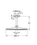 Grohe Rainshower Mono 310 Cube fejzuhany zuhanykarral, arany 26566GL0