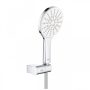 Grohe Rainshower SmartActive 130 3 funkciós kézizuhany állítható zuhanytartóval, hold fehér 26580LS0