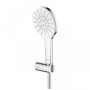 Grohe Rainshower SmartActive 130 3 funkciós kézizuhany állítható zuhanytartóval, hold fehér 26580LS0