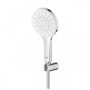 Grohe Rainshower SmartActive 130 3 funkciós kézizuhany fix zuhanytartóval, hold fehér 26581LS0