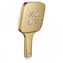   Grohe Rainshower SmartActive 130 Cube 3 funkciós kézizuhany, szálcsiszolt világos arany 26582GN0