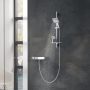 Grohe Rainshower SmartActive 130 Cube zuhanyszett 3 funkciós kézizuhannyal, króm 26583000