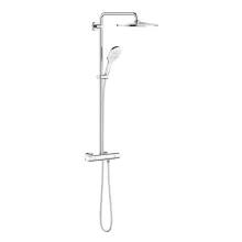   Grohe Rainshower SmartActive 310 termosztátos zuhanyrendszer fehér szórófejjel, króm 26647LS0