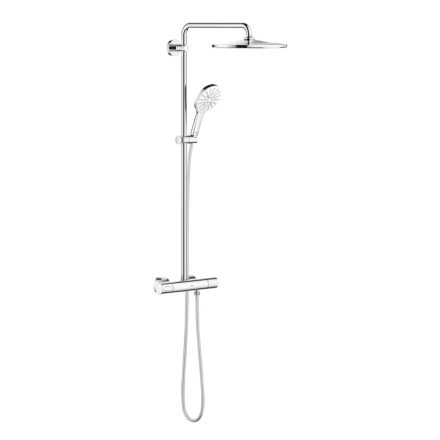 Grohe Rainshower SmartActive 310 termosztátos zuhanyrendszer fehér szórófejjel, króm 26647LS0