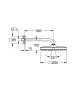 Grohe Tempesta 250 Cube fejzuhany szett 9.5 liter/perc, króm 26687000