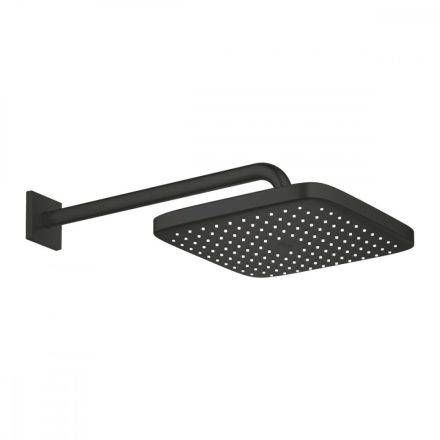 Grohe Tempesta 250 Cube fejzuhany 380 mm zuhanykarral, matt fekete 266872430