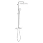 Grohe Tempesta Cosmopolitan System 250 Cube falra szerelhető termosztátos zuhanyrendszer, króm 26689001