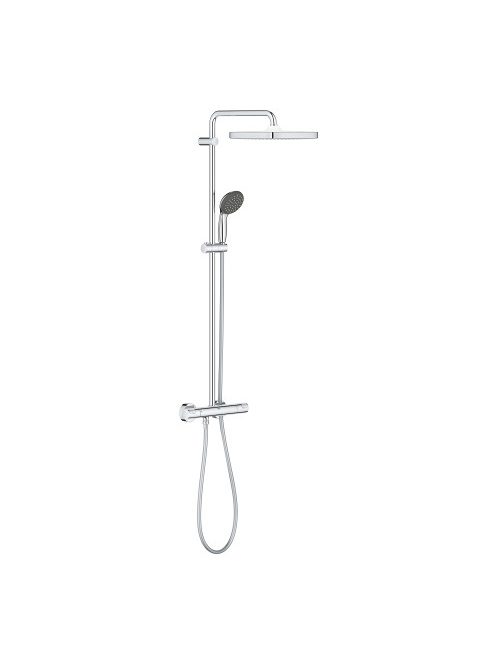 Grohe QuickFix Vitalio Start termosztátos zuhanyrendszer, króm 26696000