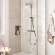 Grohe QuickFix Vitalio Start 250 Cube termosztátos zuhanyrendszer, króm 26696000