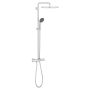 Grohe QuickFix Vitalio Start 250 Cube termosztátos zuhanyrendszer, króm 26696000