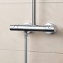Grohe QuickFix Vitalio Start 250 Cube termosztátos zuhanyrendszer, króm 26696000