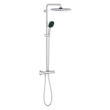 Grohe QuickFix Vitalio Comfort 250 fali termosztátos zuhanyrendszer, króm 26696001