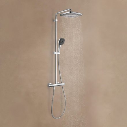 Grohe QuickFix Vitalio Comfort 250 fali termosztátos zuhanyrendszer, króm 26696001