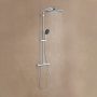 Grohe QuickFix Vitalio Comfort 250 fali termosztátos zuhanyrendszer, króm 26696001