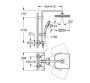 Grohe QuickFix Vitalio Comfort 250 fali termosztátos zuhanyrendszer, króm 26696001