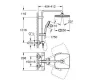Grohe QuickFix Vitalio Comfort 250 fali termosztátos zuhanyrendszer, króm 26696001