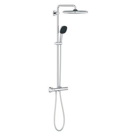 Grohe QuickFix Vitalio Comfort 250 fali termosztátos zuhanyrendszer, króm 26697001