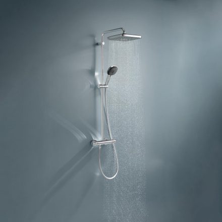 Grohe QuickFix Vitalio Comfort 250 fali termosztátos zuhanyrendszer, króm 26697001